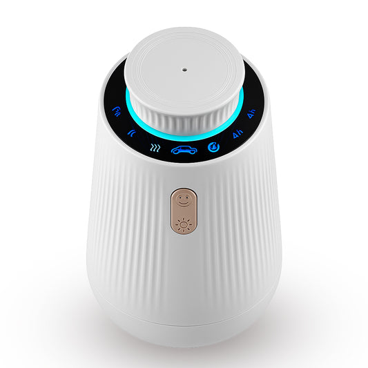 Diffuseur électrique blanc connecté Maison Cyrelle avec écran LED, idéal pour parfumer élégamment l’intérieur
