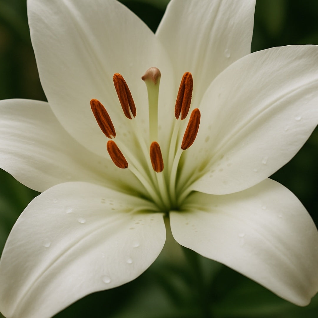 Fleur de lys blanche, ingrédient raffiné des parfums d'intérieur Maison Cyrelle.